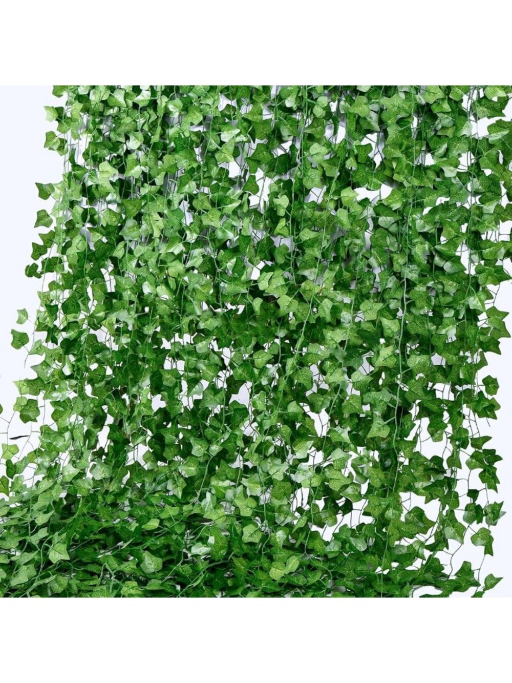 50 Pack 375ft Fake Ivy Vines - Greenery Garland for Indoor Outdoor Decor